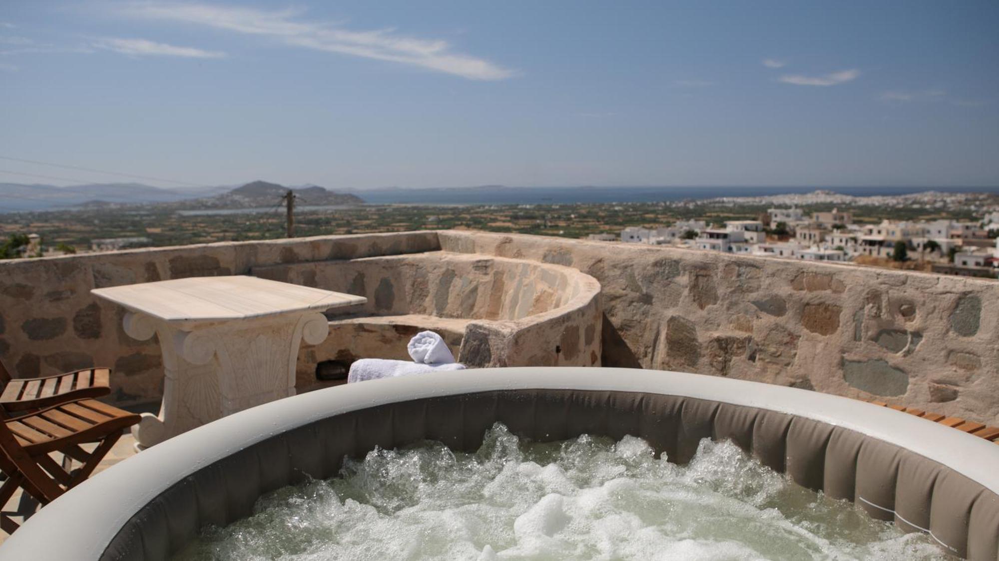 Villa Themed House "Castle Halaros" View 17Th Century Glinado Naxos Esterno foto