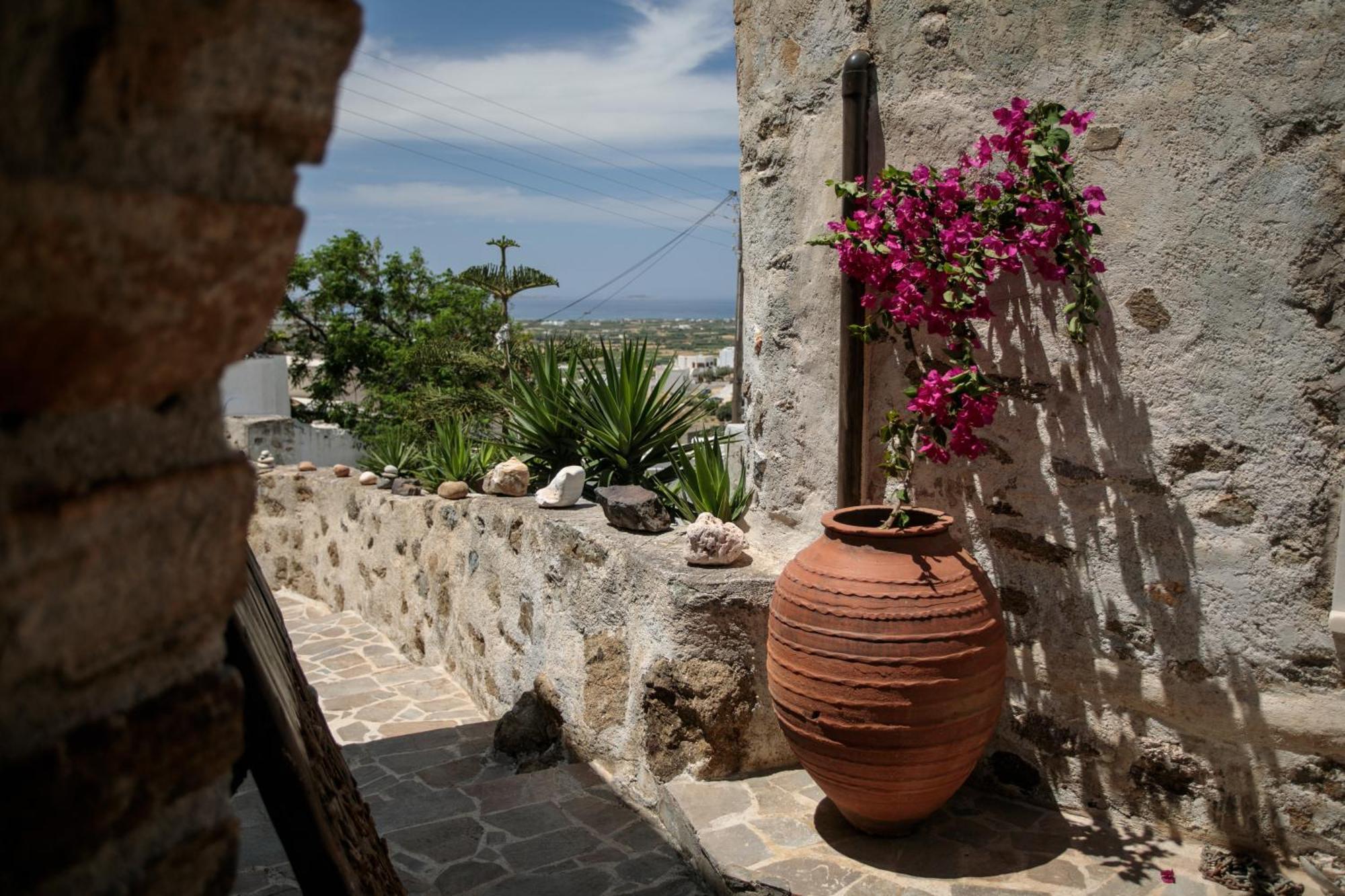 Villa Themed House "Castle Halaros" View 17Th Century Glinado Naxos Esterno foto