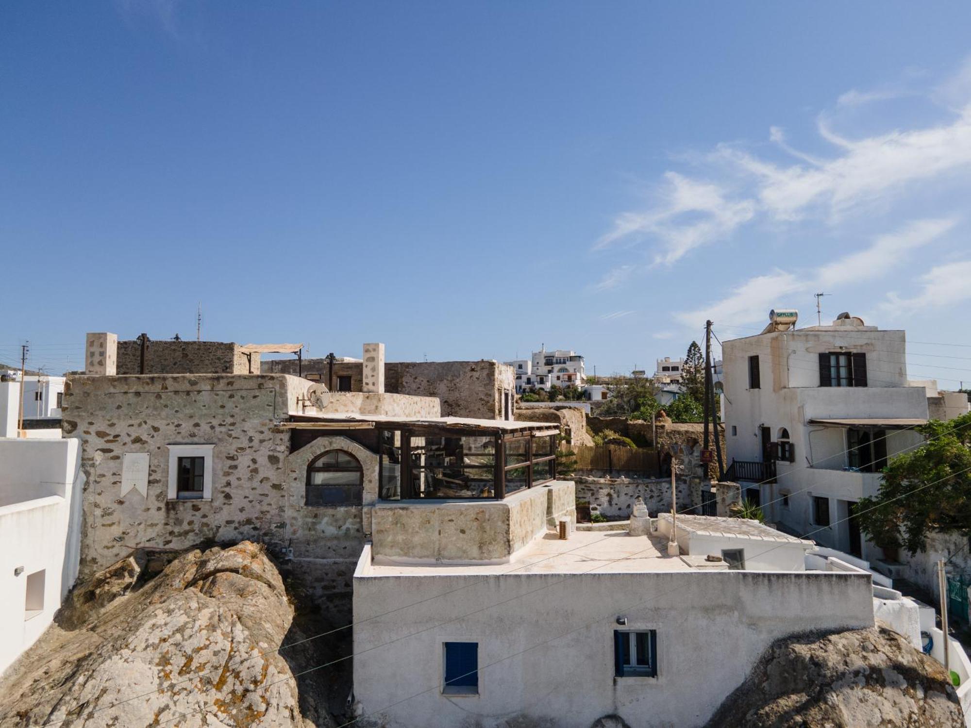 Villa Themed House "Castle Halaros" View 17Th Century Glinado Naxos Esterno foto